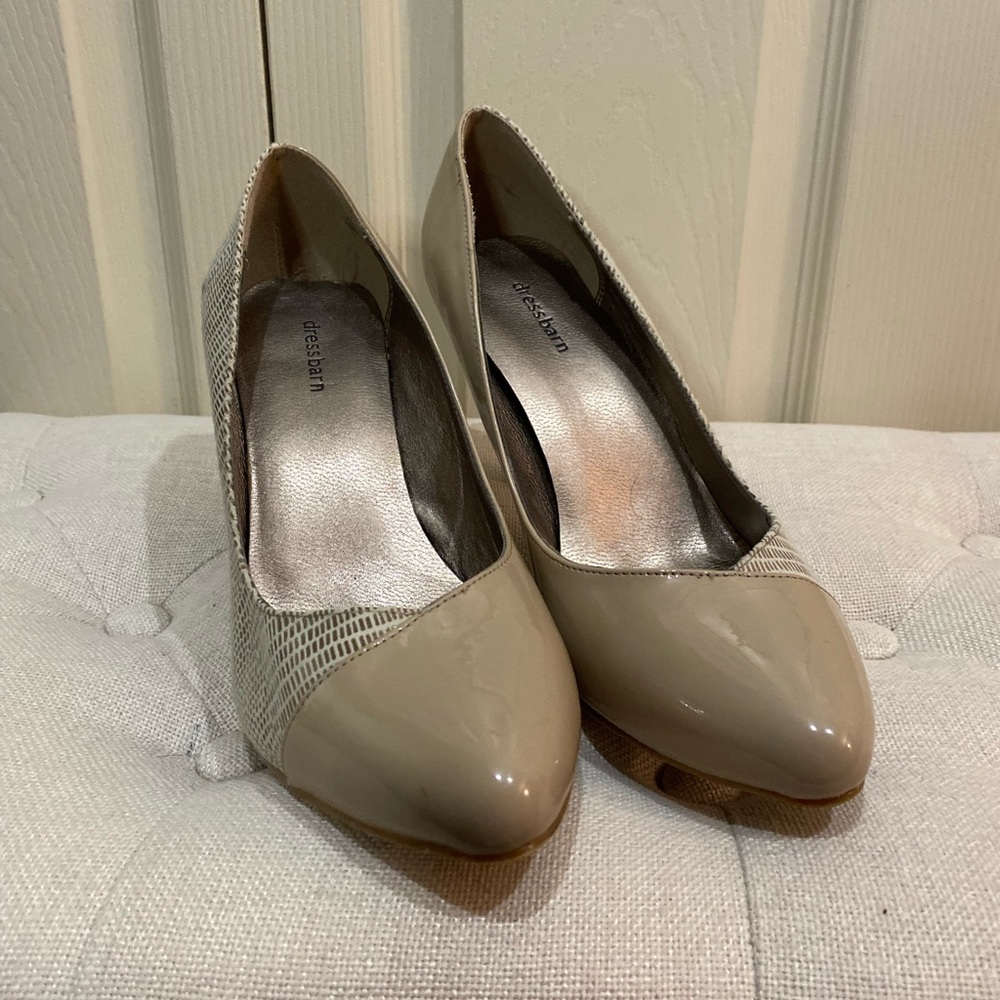 Tan Dress Barn Heels